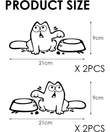 NyxSeat 4 Funny Cat Car Stickers - Unique Designs International Shipping for All Cars - Buy Online on SooperMarket.com