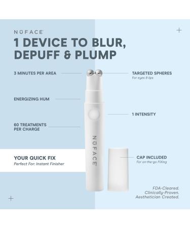NuFACE Mini & FIX Starter Kits - FDA Cleared Microcurrent Device for Face Sculpting & Line Smoothing - Aqua Gel & FIX Serum Included - Buy Online on SooperMarket.com