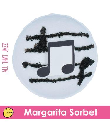 Bomb Cosmetics All That Jazz Music Bath Bomb with Geranium and Lime Essential Oils - Handmade, Cruelty-Free 160g - Buy Online on SooperMarket.com