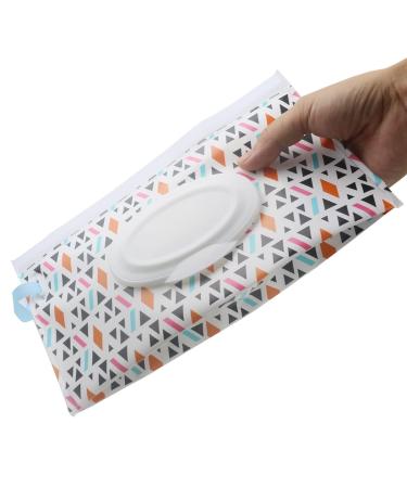 Portable Baby Wipe Dispenser | Refillable & Reusable Travel Wet Wipe Pouch (2 Pack) - Buy Online on SooperMarket.com