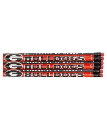 WinCraft NCAA University of Georgia 16008011 Pencil (6 Pack)