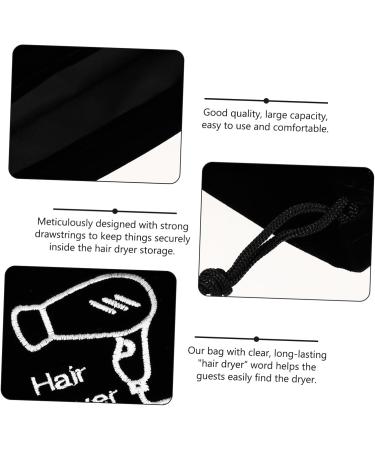 MUSISALY 1pc Hair Dryer Storage Bag Hair Dryer Bag Hotel Hair Tools Bag Packing Sack Wig Travel Case Flannel - Buy Online on SooperMarket.com