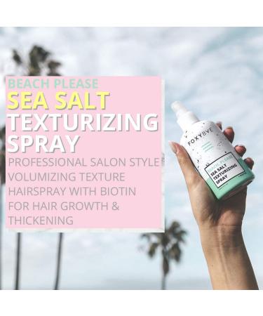 FoxyBae Beach Please Sea Salt Texturizing Spray 8 oz with Perfume/Cologne Samples - Buy Online on SooperMarket.com