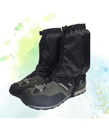 VORCOOL Lightweight Waterproof Snow Gaiters - 1 Pair Ankle Gaiters for Outdoor Hiking & Climbing (Black) | International Shipping Available - Buy Online on SooperMarket.com