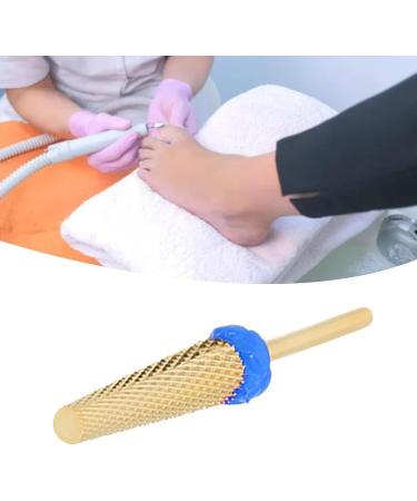Manicure Drill Bit Nail Drill Bit Gold Multifunctional Cone Quick Sanding for Beauty Salon (133#-M) - Buy Online on SooperMarket.com
