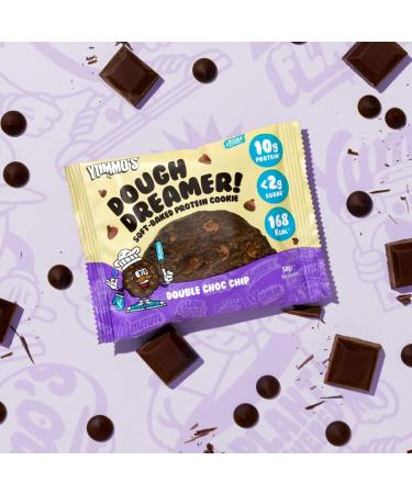 Yummo's Dough Dreamer Vegan Protein Cookie (12x50g) - Double Choc Chip Flavor - Buy Online on SooperMarket.com