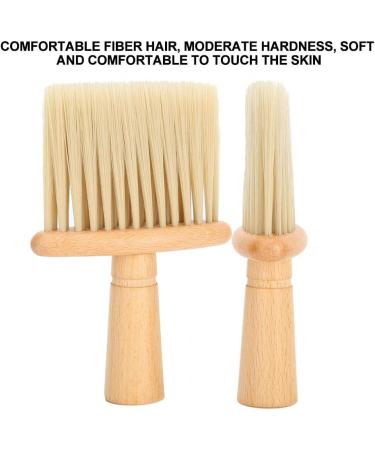 Neck Duster Brush Wooden Handle Haircut Neck Duster Brush For Barber Shop Hairstylist Broken Hair Sweep Brush for for Face and Neck - Buy Online on SooperMarket.com