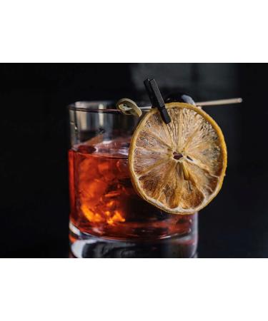 Dried Lemon Slices - Premium Dehydrated Cocktail Garnishes - 30 Servings (50g Approx) - Buy Online on SooperMarket.com