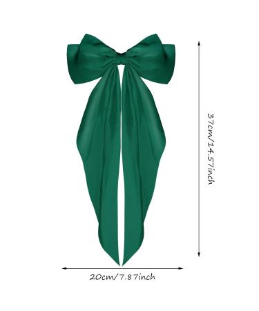 Buy Wllhyf 90s Style Hair Clips - Soft Silky Satin Hairpins & Accessories for Women & Girls (Green) - Buy Online on SooperMarket.com