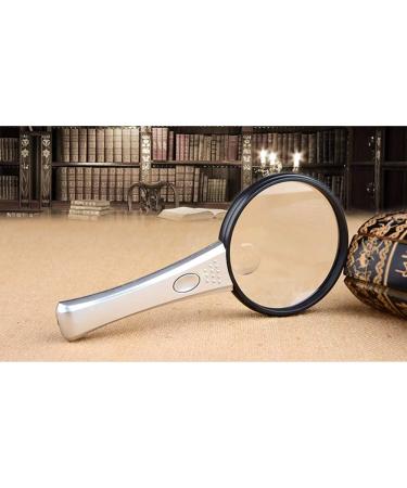 XENITE Handheld Magnifier with LED Light Handheld 10 Times Reading Magnifier OfficeProducts Magnifier - Buy Online on SooperMarket.com