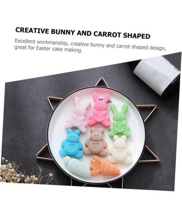Alipis 2pcs Silicone Cake Mold Clay Molds Candy Molds Easter Themed Molds DIY Baking Moulds Candy Decor Baking Accessory Silicone Molds Crystal Cupcake Chocolate Accessories Silica Gel - Buy Online on SooperMarket.com