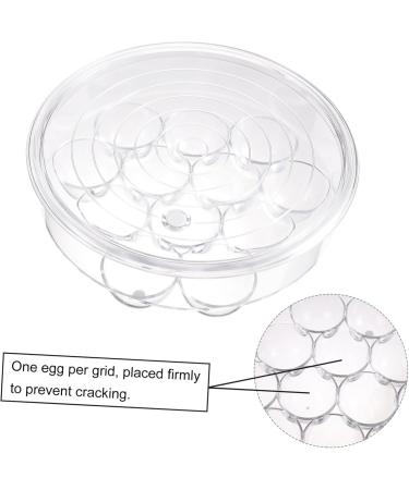 OSALADI 1pc Refrigerator Bin Clear Egg Container Transparent Organizer Storage - Buy Online on SooperMarket.com