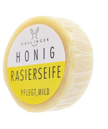 Haslinger Honey Shaving Soap 60gr - Luxurious Natural Shaving Product | International Shipping Available - Buy Online on SooperMarket.com