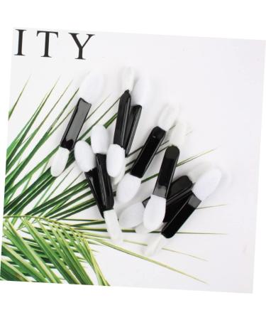 FOYTOKI 50pcs Women Eyeshadow Brush Beauty Sponge Double Sided Eyeshadow Brush Foam White Miss Oval Lipstick - Buy Online on SooperMarket.com