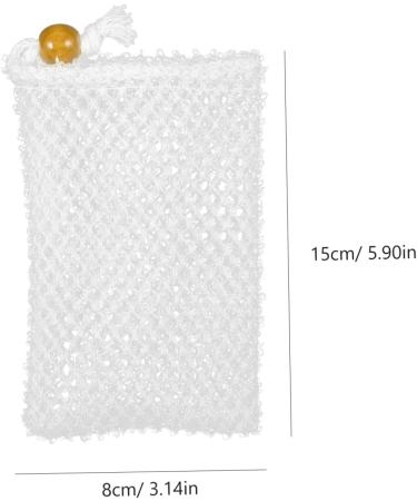 Mikinona 2 Pcs Soap Bag Exfoliating Soap Pouch Bathing Soap Travel Organizer Bags Body Sponges Soapdish Nylon - Buy Online on SooperMarket.com