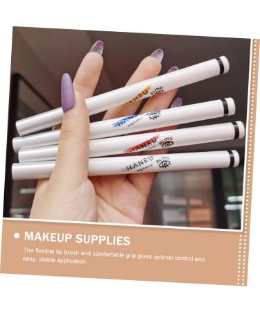 Angoily 6pcs Eyeliner Pen White Liquid Eyeliner Ultra-fine Felt-tip Eyeliner Template Miss Abs Very Fine - Buy Online on SooperMarket.com