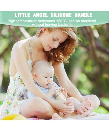 Ingjia Silicone Baby Bottle Handles - 3 Pack | Wide Neck Grip for Small Hands | Comfortable & Durable - Buy Online on SooperMarket.com