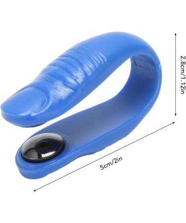 Acupuncture Point Massage Clip - Blue Plastic 2-Piece Acupressure Tool for Migraine Relief - Buy Online on SooperMarket.com