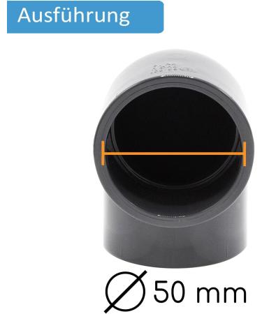 Buy PVC Angle Sleeve 90 | 50mm | 1.5 Inch | Adhesive Muffle | PVC Tube Sleeve with 2 Connections | High-Quality PVC Fitting - BM_014 - Buy Online on SooperMarket.com