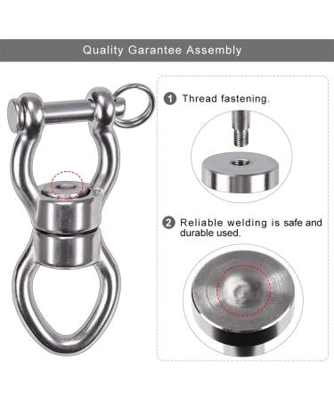 SELEWARE Silent Bearing Swing Swivel  360 Rotational Device Hanging Accessory with Removeable Buckle for Tree Swing  Hammock Chair  Climbing Rope  Yoga  Kids Swing Swivel 1200LB Capacity Swivel - Style A - Buy Online on SooperMarket.com