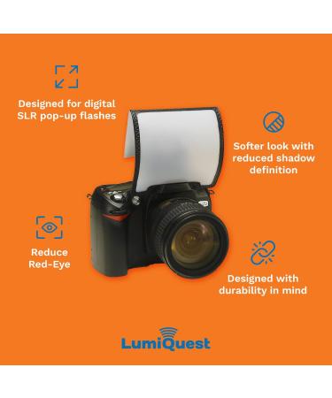LumiQuest Soft Screen Flash Diffuser for Digital SLR Cameras - Black - Buy Online on SooperMarket.com
