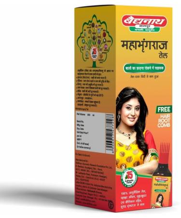 Buy Baaidyanath Mahabhringraj Tel 200 ml - Premium Ayurvedic Hair Oil for Strong Hair Growth - International Shipping Available - Buy Online on SooperMarket.com