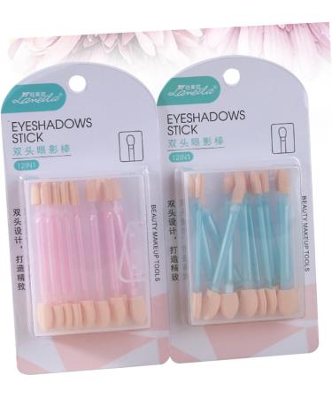 Beavorty 24Pcs makeup brush foam eyeshadow makeup eyeshadow brush Eye shadow brush blush Miss mix - Buy Online on SooperMarket.com
