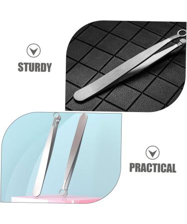 NOLITOY Stainless Steel Nose Hair Clip & Trimmer - Precision Slant Tweezer & Trimming Tool for Small Nose Hair - Portable & Durable - 9.9x1cm Green - Buy Online on SooperMarket.com