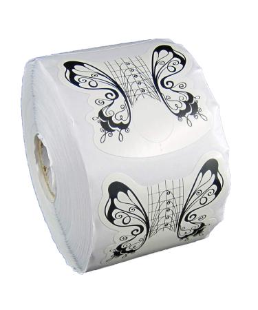 500 pieces FO-72 nail stencils self-adhesive extension foil modelling stencils for artificial fingernails