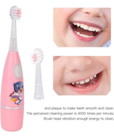 Buy Electric Toothbrush for Kids 360-Degree Battery Operated with Cartoon Design & Colorful Lights Perfect Oral Care Tool for Toddlers | International Shipping Available - Buy Online on SooperMarket.com