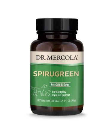 Dr. Mercola SpiruGreen For Cats & Dogs 180 Tablets