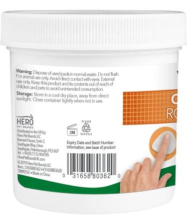Buy Vets Best Dog Eye Wipes - 100 Pieces | Gentle Care for Your Dog's Eyes | International Shipping Available - Buy Online on SooperMarket.com