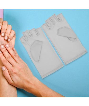 minkissy 3 Pairs Nail Gloves Nail Lamp Light Protection Glove Shield Gloves Fingerless Gloves Led Dry Lamp Gloves Reusable Gloves Nail Art Gloves Nail Gel Light Uv Miss Spandex - Buy Online on SooperMarket.com