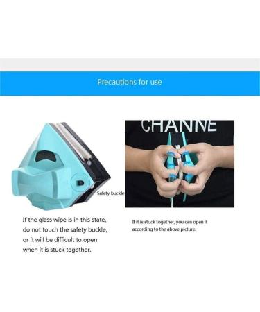 Magnetic Window Wiper Glass Cleaner Brush Tool Double Side Magnetic Brush 15-24Mm - Buy Online on SooperMarket.com