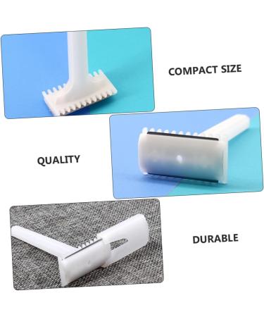 Angoily 75-Piece Disposable Skin Knife & Pedicure Tool Set - Reusable Straws Intimate Hair Removal Foot Care & Leather Knife | Premium ABS with Case - Buy Online on SooperMarket.com