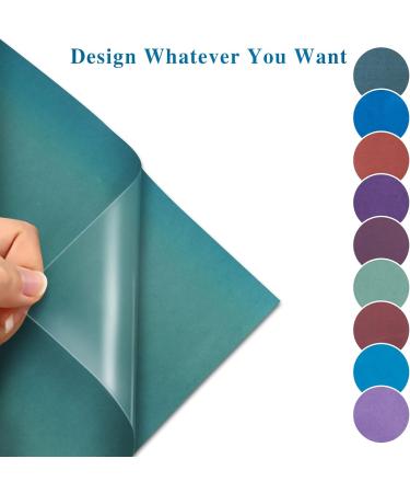 Chameleon Heat Transfer Vinyl Bundle - 9 Pack 12x10 Iron-On Vinyl for T-Shirt DIY - Assorted Gradient Color Sheets - Blue - Buy Online on SooperMarket.com