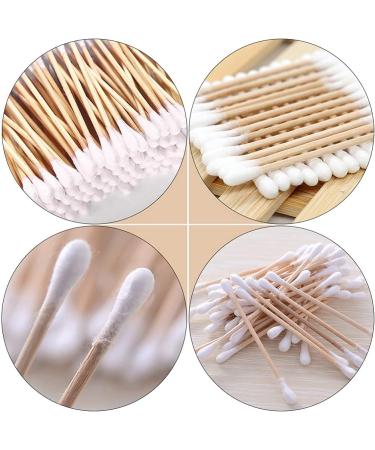 300pcs Double Tips Cotton Swabs - Perfect for Eye Shadow Makeup & Pet Ear Cleaning | Beauty Essentials - Buy Online on SooperMarket.com