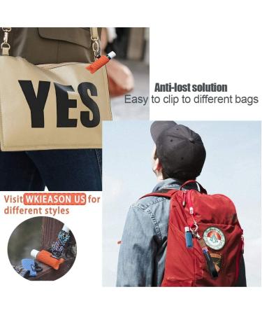 Lip Balm Holder Keychain 3pcs - Clip on Chapstick Sleeves Pouch (Black/Blue/Beige) - Buy Online on SooperMarket.com