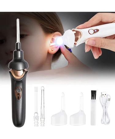 Electric Ear Wax Removal Tool Kit with LED Light - Gentle & Painless Cleaner for Adults and Kids - Buy Online on SooperMarket.com