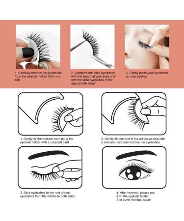 Cacacook Self-Adhesive Eyelashes - Reusable 3D Fluffy False Lashes | Glue-Free Natural Waterproof Long Eyelashes for Stunning Makeup - Buy Online on SooperMarket.com