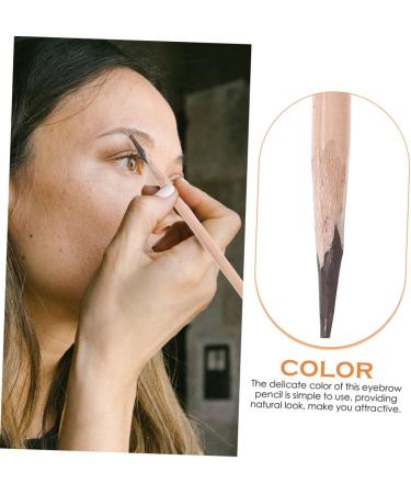 Mikinona 3pcs Waterproof Eyebrow Pencil Professional Brow Enhancing Kit Natural Makeup Pencil Wooden Coffee - Buy Online on SooperMarket.com