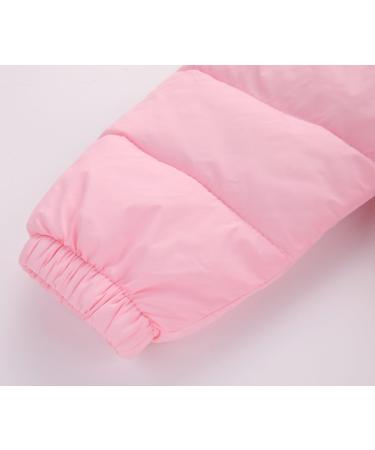 Happy Cherry Baby Toddler Hooded Romper Footie Pajamas - Bear Pink, 6-12 Months - Buy Online on SooperMarket.com