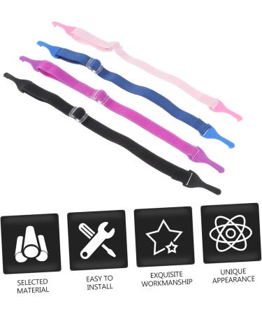 Plafope 8-Piece Adjustable Glasses Holder Lanyard Set for Kids - Elastic Neck Strap & Accessories in Assorted Colors - Buy Online on SooperMarket.com