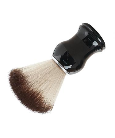 Predolo razor brush shaving brush smooth father's day gift easily foaming soap brush with soft bristles for the hairdressing salon silver edge