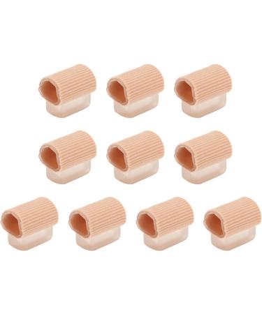 10pcs Fiber Toe Separators & Dividers for Overlapping Toes - Comfortable Gel Relief, Easy to Use - Buy Online on SooperMarket.com
