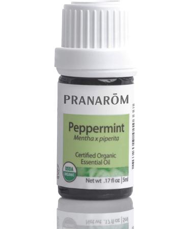 Pranarom Peppermint Essential Oil 0.17 fl oz (5 ml) - Pure Aromatherapy & Wellness - Buy Online on SooperMarket.com