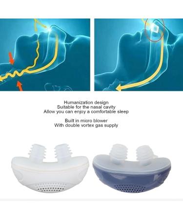 Easy Breathe Micro Blower Prevent Snoring Device - Comfortable Electric Sleep Aid for Travel (White) - Buy Online on SooperMarket.com