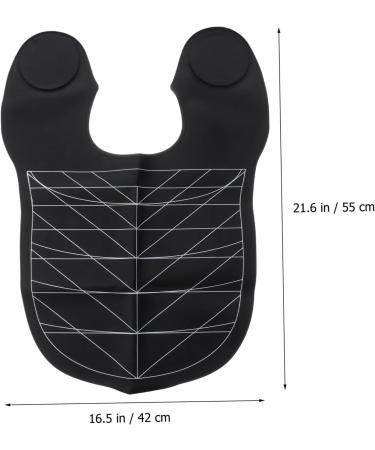 Housoutil Hairdressing Oil Shawl & Makeup Palette - Silicone Hair Styling & Perming Tray Short Hair Cape & Cutting Collar for Stylists - Major Shampoo Tray & Leather Essential - Buy Online on SooperMarket.com