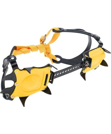 Amarine Made Anti-Slip Ice Crampons for Men Women - 10 Teeth Stainless Steel Snow Grips for Hiking & Climbing - Buy Online on SooperMarket.com