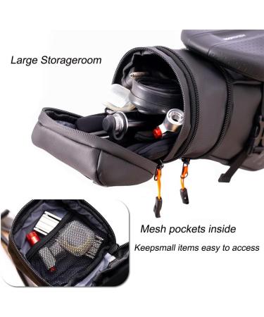 Cckole Waterproof Bicycle Saddlebag | Expandable 1.5-2L Bike Rear Bag with Reflective Features - Buy Online on SooperMarket.com